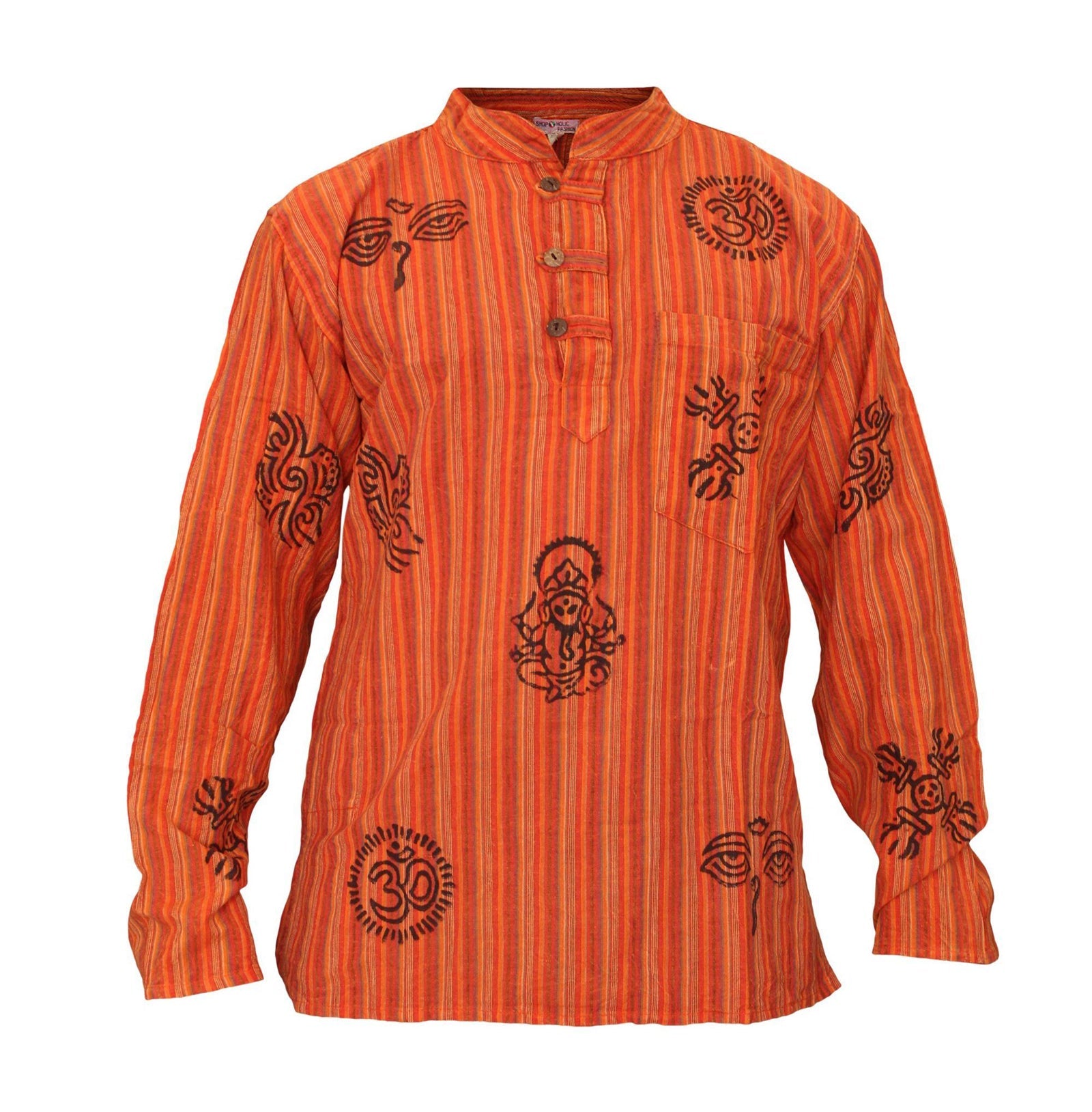 stripe-traditional-collarless-grandad-shirts-for-men