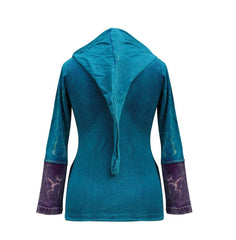 sun-flames-floral-print-hoodie-jacket-for-women