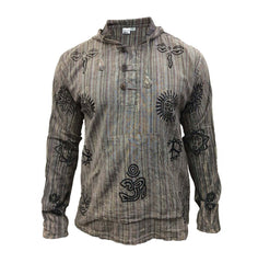 symbol-printed-striped-hoodie-shirts-for-men