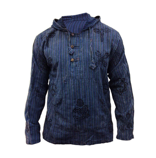 symbol-printed-striped-hoodie-shirts-for-men
