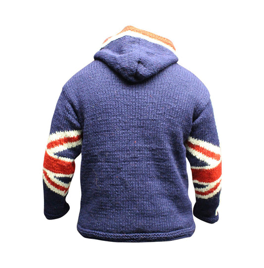 Men's Union Jack Knitted Wool Jacket
