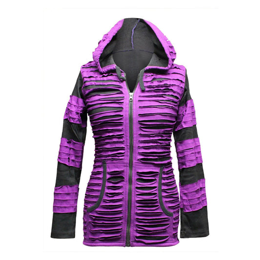 womens-black-and-purple-hoodie-pixie-razor-cut-jacket