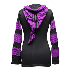 womens-black-and-purple-hoodie-pixie-razor-cut-jacket