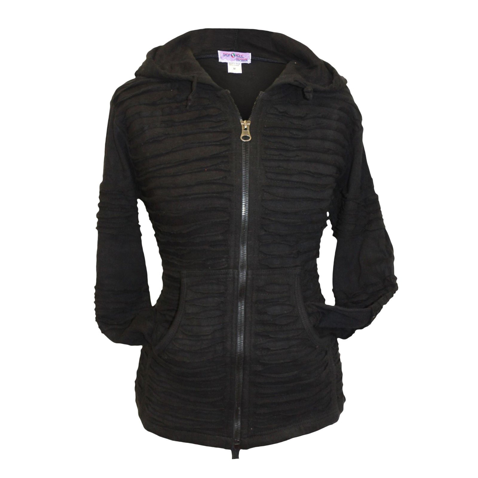 womens-black-and-purple-hoodie-pixie-razor-cut-jacket